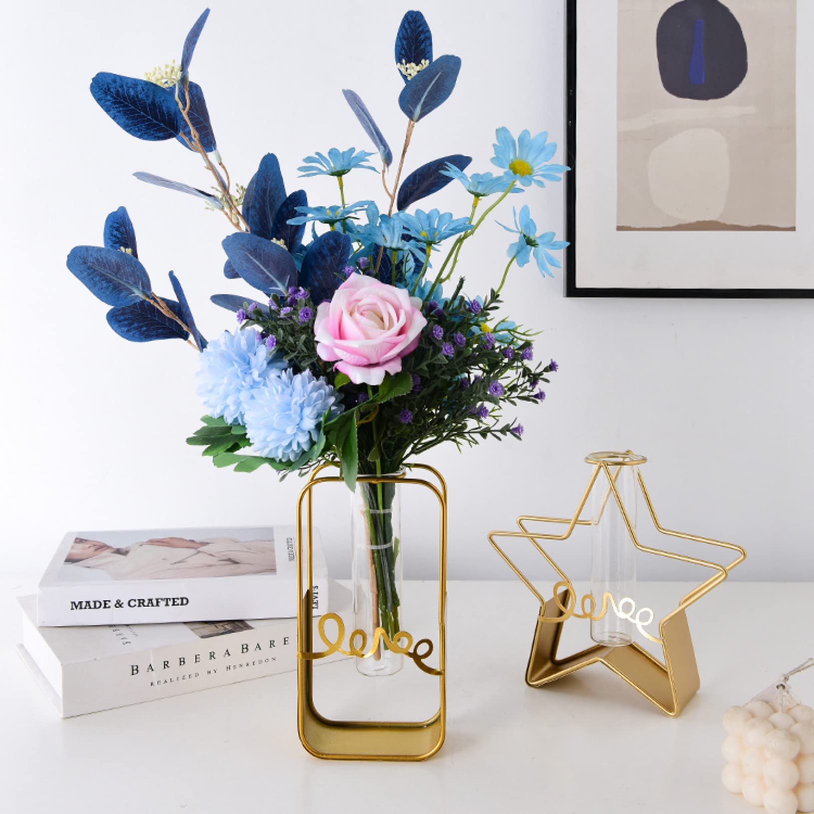 Amazon｜【カッキガッキ】インテリア 造花 大きめ玄関 アートフラワー